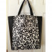 Сумка Victoria's Secret 2014 Black & White faux leather Leopard Print Tote Bag